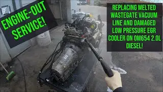OM654 engine out wastegate line and low pressure EGR | 100th video!