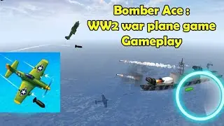 Bomber Ace: WW2 war plane game amazing war plane game Must try 🛩️😅