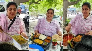 Didi ki 150 Rs. Wali Maharaja 😱😍 Thali || delhi street food|| delhi food घर जैसा खाना || शाही खाना..