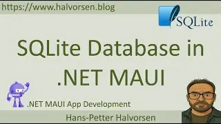 SQLite Database in  NET MAUI