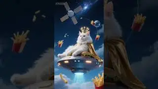 Would you pet this UFO cat #SpaceCat #UFOASMR #ASMRAbsurd #WeirdASMR #AbsurdAndWeird #CosmicASMR#