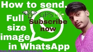 How to send full size image in WhatsApp