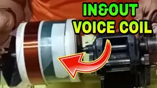 HOW TO MAKE VOICE COIL REWINDING 5 INCHES 1000WATTS