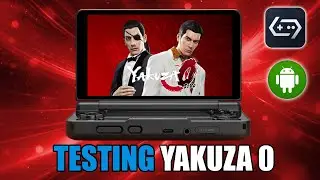 Testing Yakuza 0 on AYN Thor | Gamehub 5.3.5