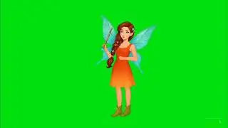 A fairy part 1 no copyright green screen cartoon animation 