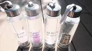 Crystal Infused Water Bottle Gem Elixir Review - AtPerry's Healing Crystals