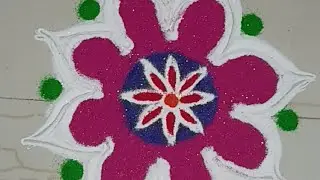 Easy Rangoli For Daily #rangolishorts #indianrangole #dialyrangoli #rangoli #quickrangoli 
