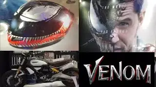 VENOM Marvel Comics Ducati Scrambler 1100 Motorcycle Movie Spiderman rival
