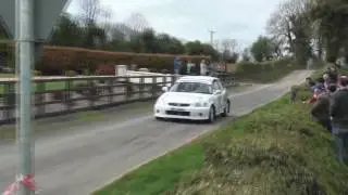 MONAGHAN STAGES RALLY 2011 CRASH