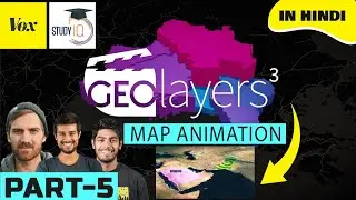 How to Create Map Animation like Study IQ with Geo Layers3 | Geo Layers3 Tutorial in Hindi | EZEdit