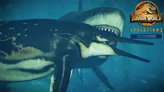 MEGALODON VS SHONISAURUS | Jurassic World Evolution 2