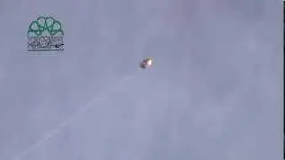 Syrian Regime Helicopter takes a hit
