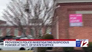 Providence police investigating suspicious powder at Sec. of State's office