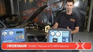 Robinair Cart Family - 34988, 34788, 34288 A/C RRR Machines