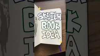 CREATIVE SKETCHBOOK IDEA!!#shorts #art #sketchbook #drawing #artist #trending #viralvideo #fyp