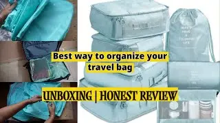 One of the best TRAVEL Organizer Bag, PREMIUM quality | How to organize your travel bag | Unboxing