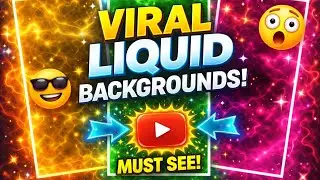 Viral Liquid Background Ka Secret 🤯 | Trending Smooth Fluid Motion Background Tutorial