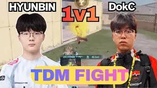 PUBG Mobile Korea : DRX.HYUNBIN vs NS.DokC (1v1 S12K)☠️