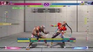 Luke HK Option Select against Kimberly mixup (does not work on regular kick version)