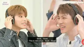 [Eng Sub]  TREASURE playing Whisper Challenge / Shouting In Silence Game on Vlive X Osen (Full)