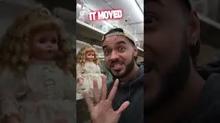 Creepy, thrift store, porcelain doll that is haunted #3amchallenge #horror #spookytown #creepydoll