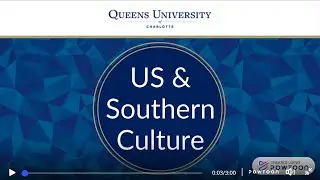 US & Southern Culture Part 1: Culture and Customs