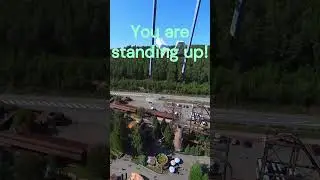 Golden Driller - Stand up drop tower at Fraspertuis City #Shorts