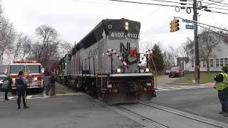 The Dover and Rockaway River Toys For Tots Train 2025 12/7/25