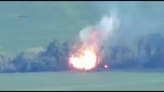 Full Video of Russian 2S3 Akatsiya destruction near Izyum