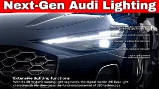 Светотехника Audi A6 2026 года выходит на новый уровень
