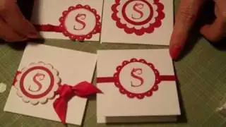 Monogram Mini Card Set - Gift Idea