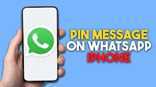 How To Pin Message On WhatsApp iPhone
