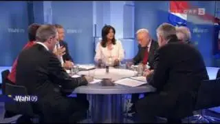 EU Wahl 09 Elefantenrunde im ORF 7 von 7