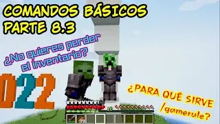 Comando para no perder el inventario en Minecraft📦 | Comandos B&aacute;sicos Parte 8.3 Calvo's