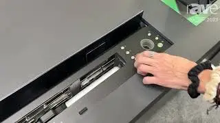 ISE 2023: Arthur Holm Shows Off DynamicX2Talk Retractable Monitor with Microphone