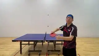 Table Tennis Serve: Short Underspin (backhand)