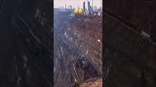 Asia largest open pit coal mine #youtubeshorts #shortsfeed
