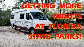 WHY WE CHANGE SITES AT A FL STATE PARK CAMPGROUND.