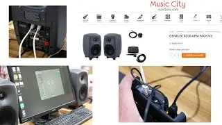 GENELEC GLM4 8330APM, branchement, calibration enceintes home studio