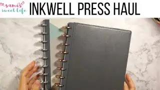 *NEW* INKWELL PRESS GOALS PAGES + DISK PLANNER HAUL, Vlogmas #18