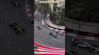 Oscar Piastri's lap 1 Azerbaijan GP crash #oscarpiastri #f1shorts #f1