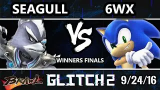 Glitch 2 Brawl - Circa | 6WX (Sonic, Sheik) Vs. VexX | Seagull (Wolf) SSBB Winners Finals