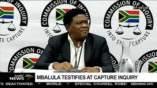 Mbalula testifies at the State Capture Inquiry