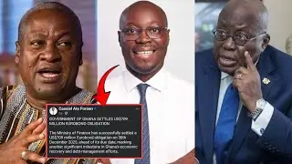 Ato Forson Disgraced Nana Addo And Bawumia After Settling Debt They Created After 8 Years 