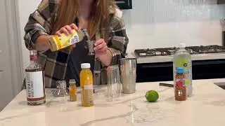 Ginger whiskey sour mocktail recipe