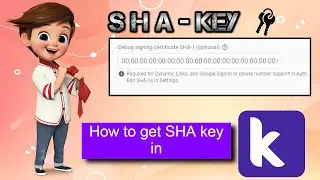How to get SHA Key in kodular | Keystore - SHA Key |