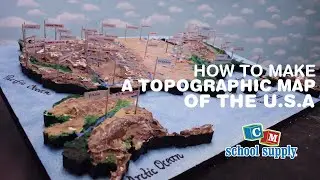 How to Make a Topographic Map with Plaster!