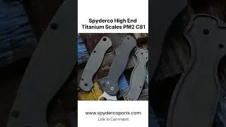 Spyderco High End Titanium Scales PM2 C81