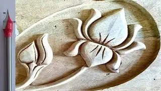 Beautiful Kamal flower router carving skill #art #woodworking #woodart #woodscraft