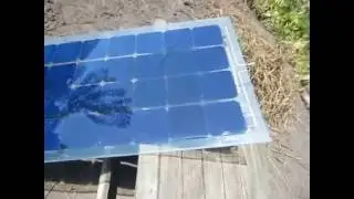 Тест новой солнечной панели на новых элементах Sunpower Maxeon C60 21.8% 3.34 Вт
